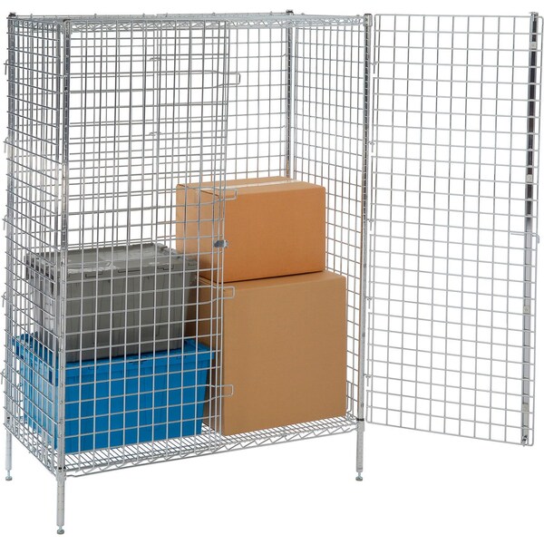 Nexel Poly-Z-Brite, Security Shelving Unit, 36W x 24D x 66H SU2436ZPS - main